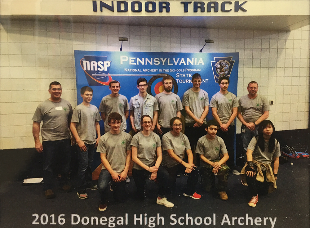 2016 Donegal High School Archery Team
